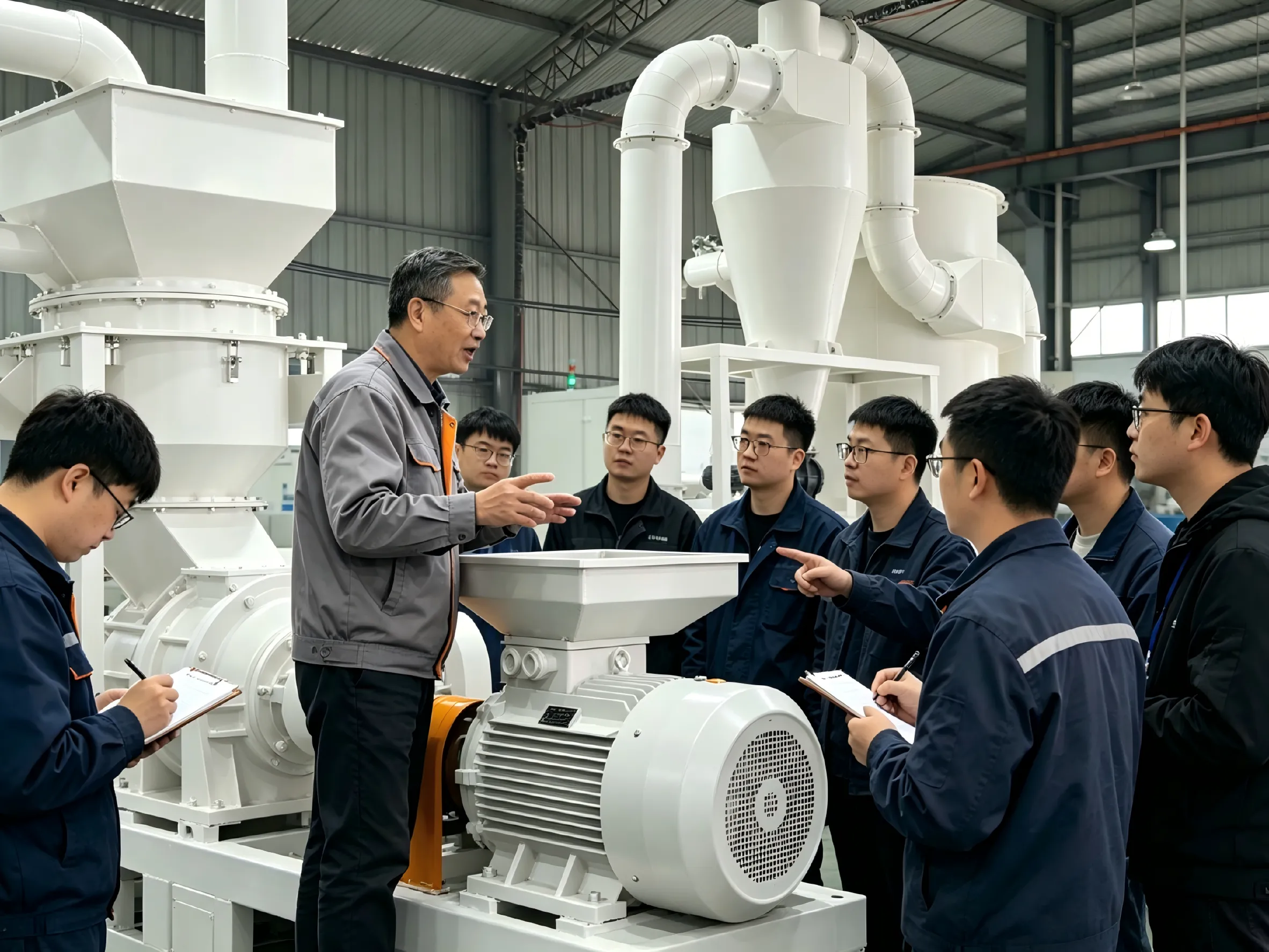 Xingshengwei lleva a cabo capacitación de mantenimiento especializada para Ultra Pulverizer para garantizar una entrega estable del equipo