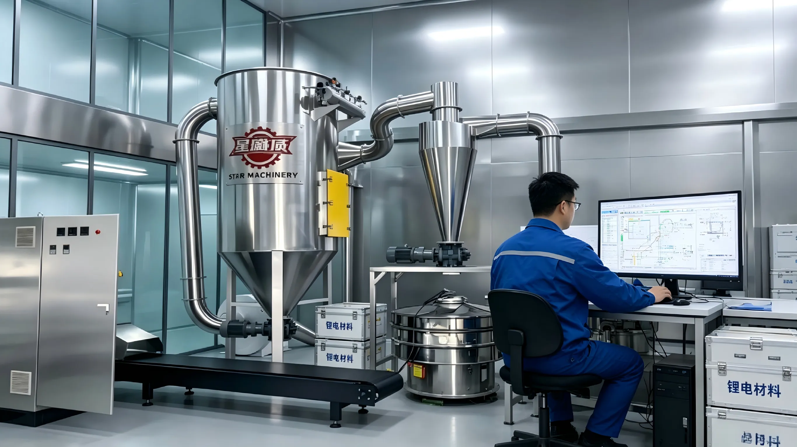 La trituradora ultrafina a prueba de explosiones de baja temperatura de nueva generación de Xingshengwei se ha puesto en producción en masa, adecuada para el procesamiento fino de baterías de litio y productos farmacéuticos.