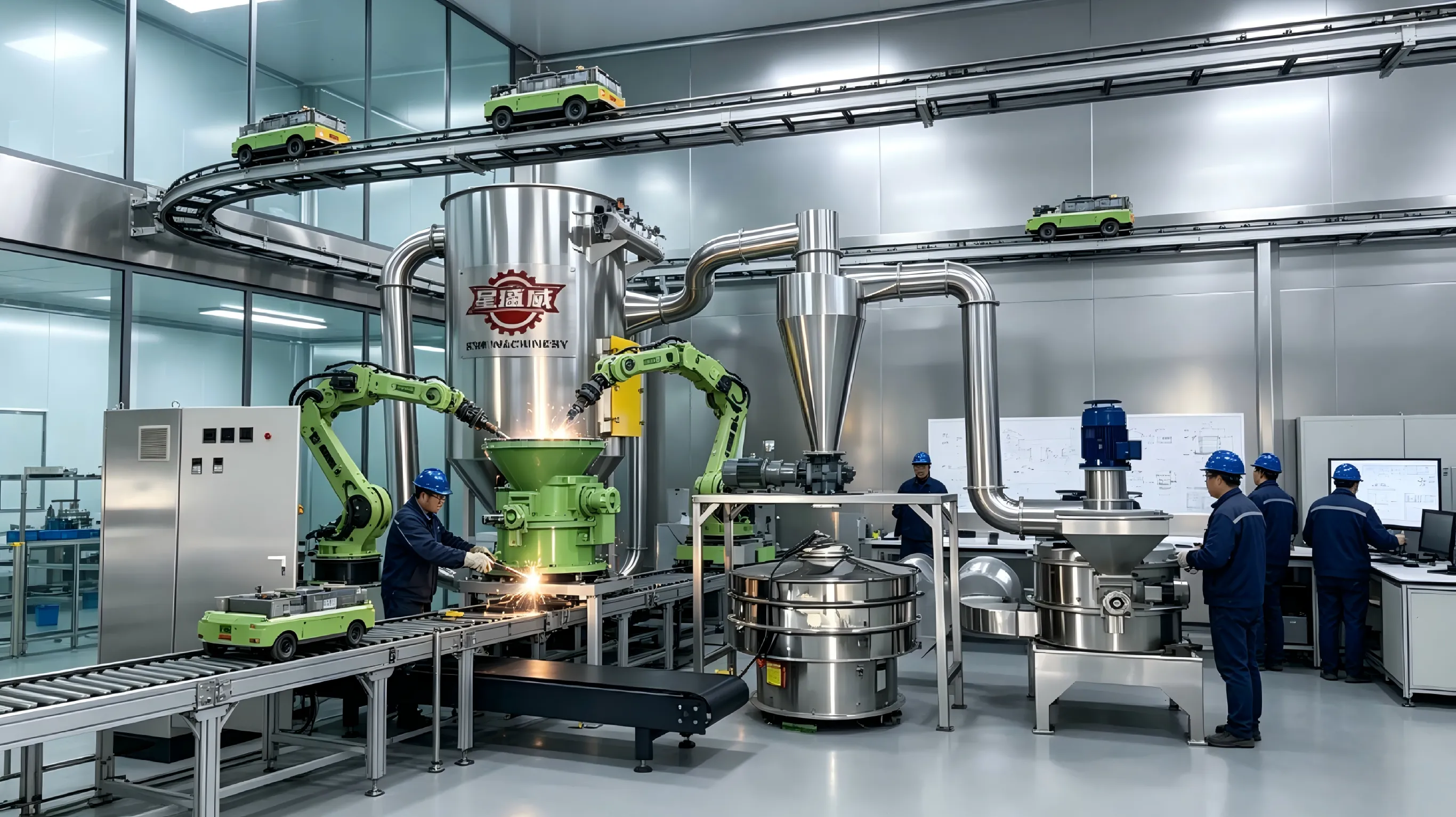 Xingshengwei ha completado la transformación inteligente del taller, aumentando en un 40% la capacidad de producción de trituradoras ultrafinas que ahorran energía.