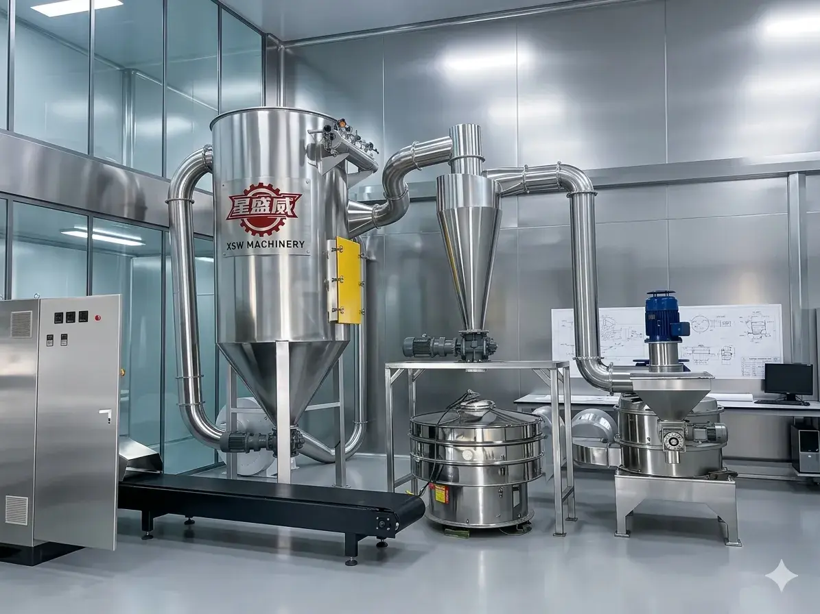 Xingshengwei Machinery ayuda a reconocidas empresas farmacéuticas europeas a duplicar su capacidad de producción de molienda ultrafina